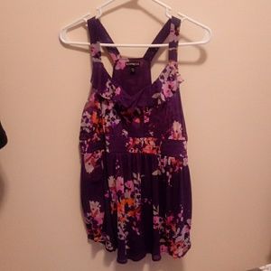 Floral tank top